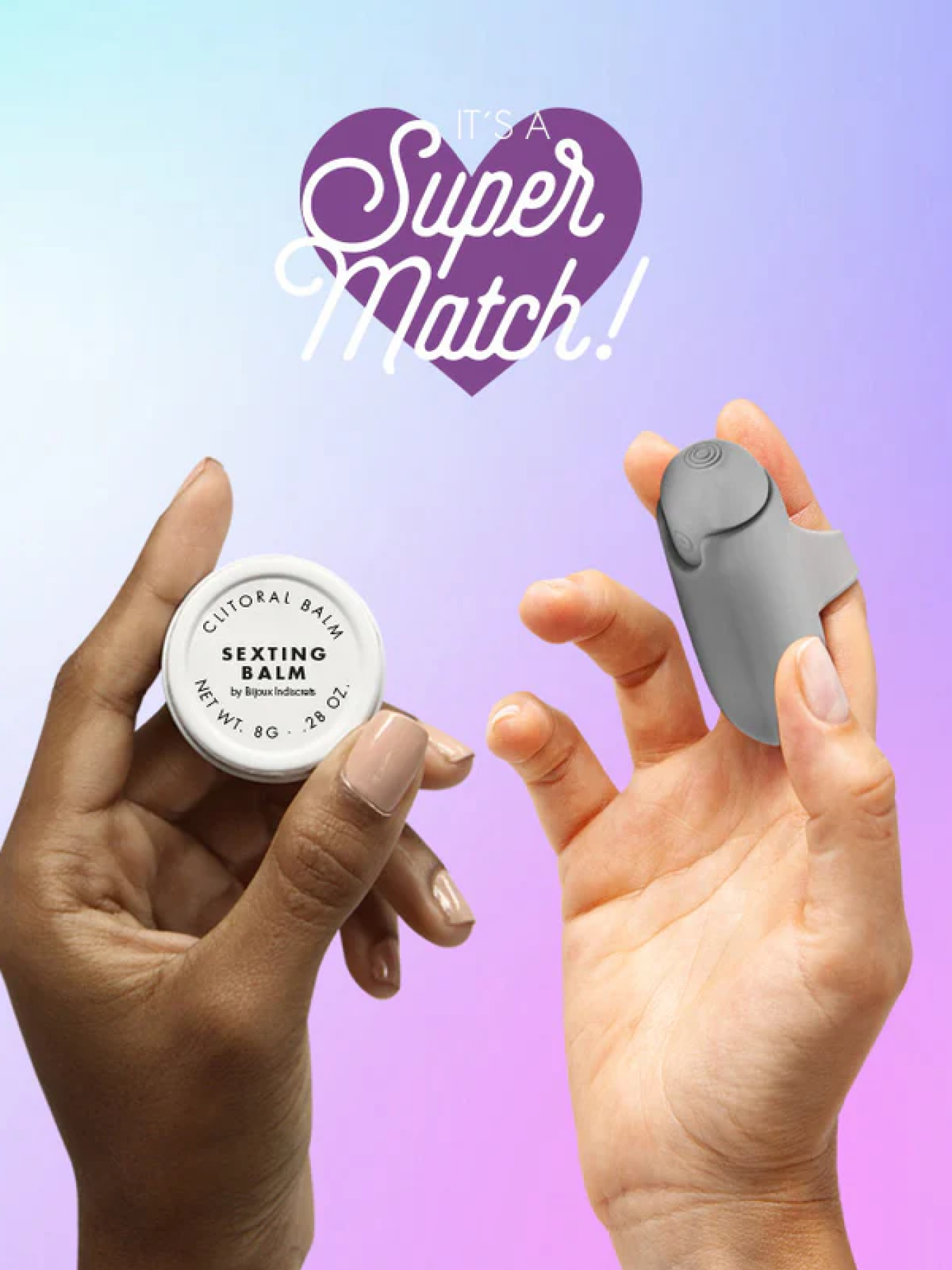 Vibrator degetar Better Than Your Ex,gri,  Bijoux Indiscrets